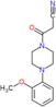 4-(2-Methoxyphenyl)-β-oxo-1-piperazinepropanenitrile