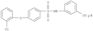 Benzoicacid, 3-[[[4-(2-chlorophenoxy)phenyl]sulfonyl]amino]-