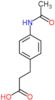 3-[4-(acetylamino)phenyl]propanoic acid