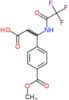 3-[4-(methoxycarbonyl)phenyl]-3-[(trifluoroacetyl)amino]propanoic acid