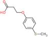 3-[4-(methylsulfanyl)phenoxy]propanoic acid