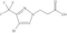 4-Bromo-3-(trifluoromethyl)-1H-pyrazole-1-propanoic acid