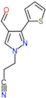 3-[4-formyl-3-(thiophen-2-yl)-1H-pyrazol-1-yl]propanenitrile