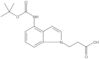 4-[[(1,1-Dimethylethoxy)carbonyl]amino]-1H-indole-1-propanoic acid
