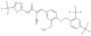 (2E)-3-(4-{[2,4-bis(trifluoromethyl)benzyl]oxy}-3-methoxyphenyl)-2-cyano-N-[5-(trifluoromethyl)-1,3,4-thiadiazol-2-yl]prop-2-enamide