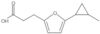 5-(2-Methylcyclopropyl)-2-furanpropanoic acid