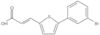 3-[5-(3-Bromophenyl)-2-thienyl]-2-propenoic acid