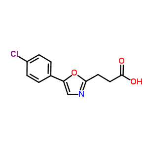 5-(4-Chlorophenyl)-2-oxazolepropanoic acid