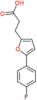 3-[5-(4-fluorophenyl)furan-2-yl]propanoic acid