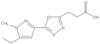 5-(5-Ethyl-1-methyl-1H-pyrazol-3-yl)-1,3,4-oxadiazole-2-propanoic acid