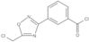 3-[5-(Chloromethyl)-1,2,4-oxadiazol-3-yl]benzoyl chloride