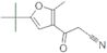 3-[5-(tert-butyl)-2-methyl-3-furyl]-3-oxopropanenitrile