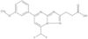 Ácido 7-(difluorometil)-5-(3-metoxifenil)[1,2,4]triazolo[1,5-a]pirimidina-2-propanoico