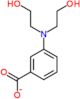 3-[bis(2-hydroxyethyl)amino]benzoate