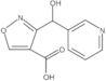 4-Isoxazolecarboxylic acid, 3-(hydroxy-3-pyridinylmethyl)-