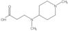 β-Alanine, N-methyl-N-(1-methyl-4-piperidinyl)-