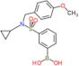 [3-[cyclopropyl-[(4-methoxyphenyl)methyl]sulfamoyl]phenyl]boronic acid