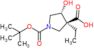 (3S,4R)-1-tert-butoxycarbonyl-3-ethyl-4-hydroxy-pyrrolidine-3-carboxylic acid