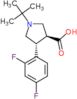 (3S,4R)-1-tert-butyl-4-(2,4-difluorophenyl)pyrrolidine-3-carboxylic acid