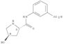 Benzoic acid,3-[[[(2S,4R)-4-hydroxy-2-pyrrolidinyl]carbonyl]amino]-