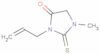 1-Methyl-3-(2-propen-1-yl)-2-thioxo-4-imidazolidinone