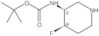 rel-1,1-Dimethylethyl N-[(3R,4S)-4-fluoro-3-piperidinyl]carbamate