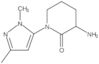 2-Piperidinone, 3-amino-1-(1,3-dimethyl-1H-pyrazol-5-yl)-