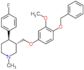 (3S,4R)-3-[(4-benzyloxy-3-methoxy-phenoxy)methyl]-4-(4-fluorophenyl)-1-methyl-piperidine