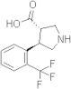 (3S,4R)-4-(2-(Trifluoromethyl)phenyl)pyrrolidine-3-carboxylic acid