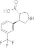 (3S,4R)-4-(3-(Trifluoromethyl)phenyl)pyrrolidine-3-carboxylic acid