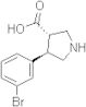 (3S,4R)-4-(3-Bromophenyl)pyrrolidine-3-carboxylic acid