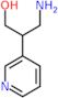 3-amino-2-(pyridin-3-yl)propan-1-ol