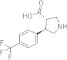 (3S,4R)-4-[4-(Trifluoromethyl)phenyl]-3-pyrrolidinecarboxylic acid