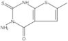 3-Amino-2,3-dihydro-6-methyl-2-thioxothieno[2,3-d]pyrimidin-4(1H)-one