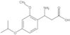 β-Amino-2-methoxy-4-(1-methylethoxy)benzenepropanoic acid