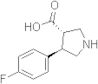 (3S,4R)-4-(4-Fluorophenyl)pyrrolidine-3-carboxylic acid