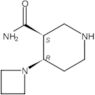 rel-(3R,4S)-4-(1-Azetidinyl)-3-piperidinecarboxamide