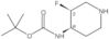 1,1-Dimethylethyl N-[(3S,4R)-3-fluoro-4-piperidinyl]carbamate