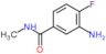 3-amino-4-fluoro-N-methyl-benzamide