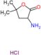 3-amino-5,5-dimethyldihydrofuran-2(3H)-one hydrochloride (1:1)