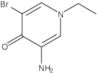 3-Amino-5-bromo-1-ethyl-4(1H)-pyridinone