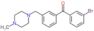 (3-bromophenyl)-[3-[(4-methylpiperazin-1-yl)methyl]phenyl]methanone