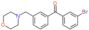 (3-bromophenyl)-[3-(morpholinomethyl)phenyl]methanone