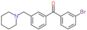 (3-bromophenyl)-[3-(1-piperidylmethyl)phenyl]methanone