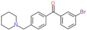 (3-bromophenyl)-[4-(1-piperidylmethyl)phenyl]methanone