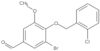 3-Bromo-4-[(2-chlorophenyl)methoxy]-5-methoxybenzaldehyde