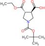 (3R,4R)-1-tert-butoxycarbonyl-4-ethoxycarbonyl-pyrrolidine-3-carboxylic acid