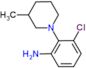 3-chloro-2-(3-methylpiperidin-1-yl)aniline