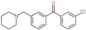 (3-chlorophenyl)-[3-(1-piperidylmethyl)phenyl]methanone