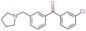 (3-chlorophenyl)-[3-(pyrrolidin-1-ylmethyl)phenyl]methanone